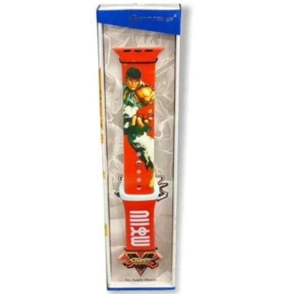 Street Fighter Ryu iWatch Band For 42mm Apple Watch Officially Licensed Capcom